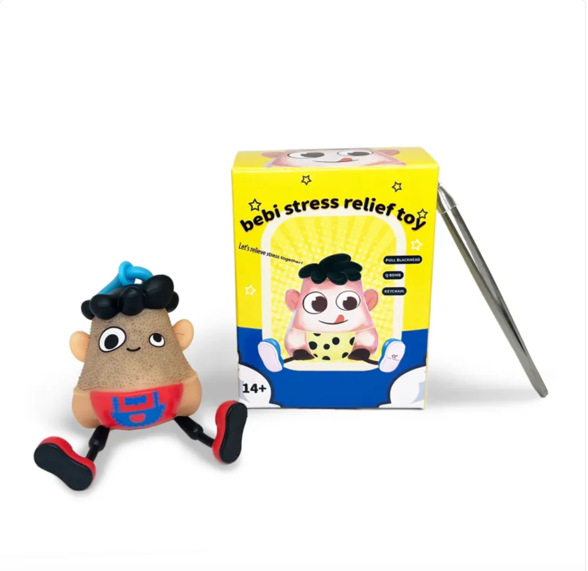 Funny Stress Relief Squeeze Toy - Novelty Vent Character