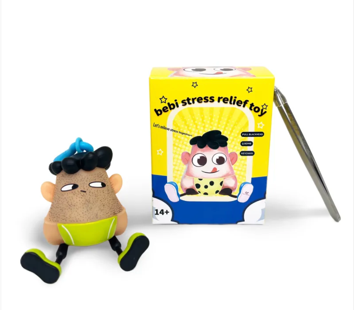 Funny Stress Relief Squeeze Toy - Novelty Vent Character