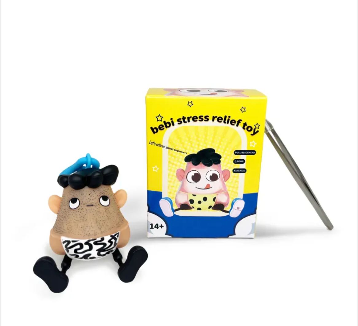 Funny Stress Relief Squeeze Toy - Novelty Vent Character