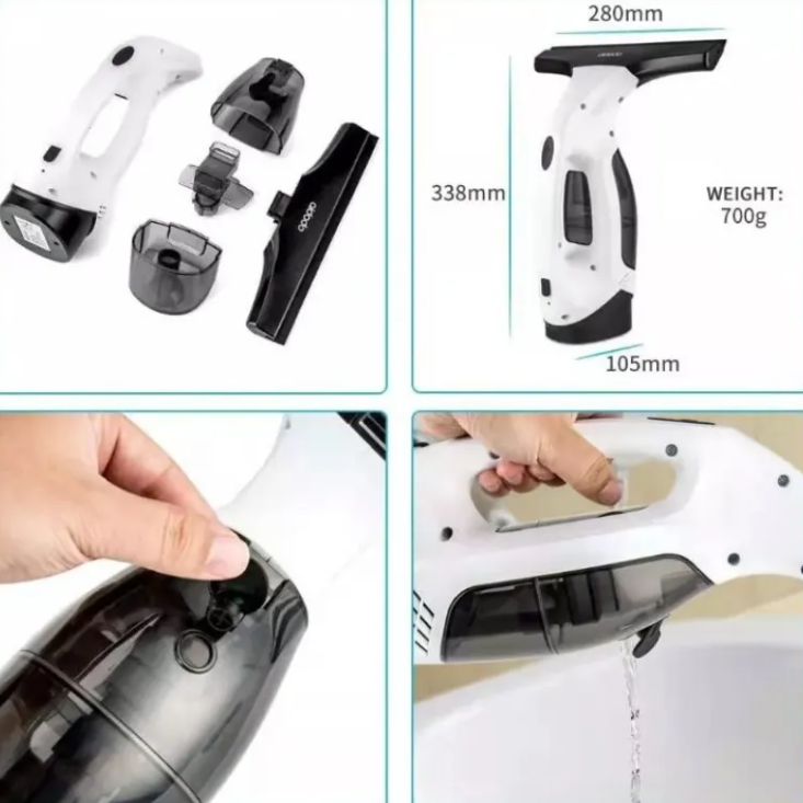 ClearGlide Window Cleaner — Cordless Streak-Free Glass Cleaner