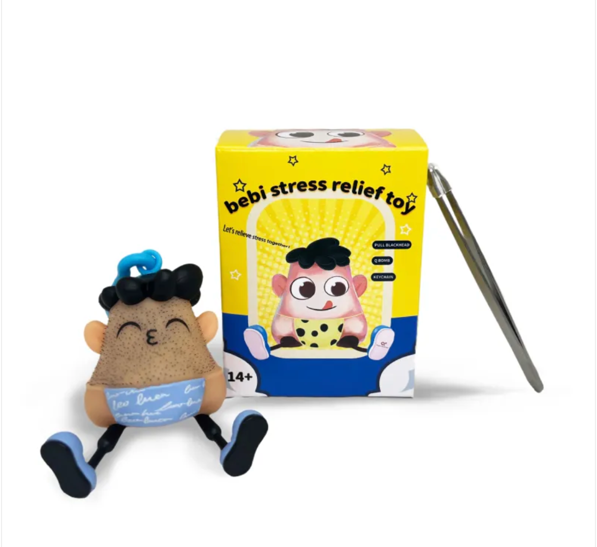 Funny Stress Relief Squeeze Toy - Novelty Vent Character