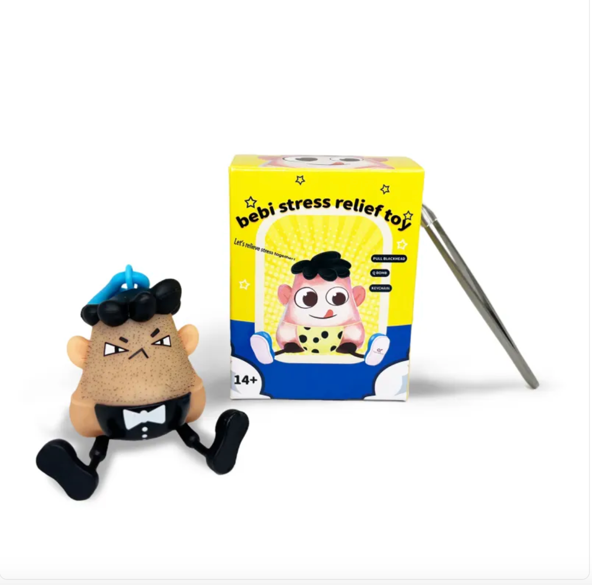 Funny Stress Relief Squeeze Toy - Novelty Vent Character
